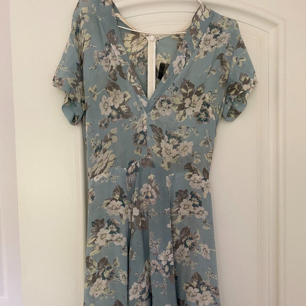 Vintage Reformation mini dress with cap sleeves